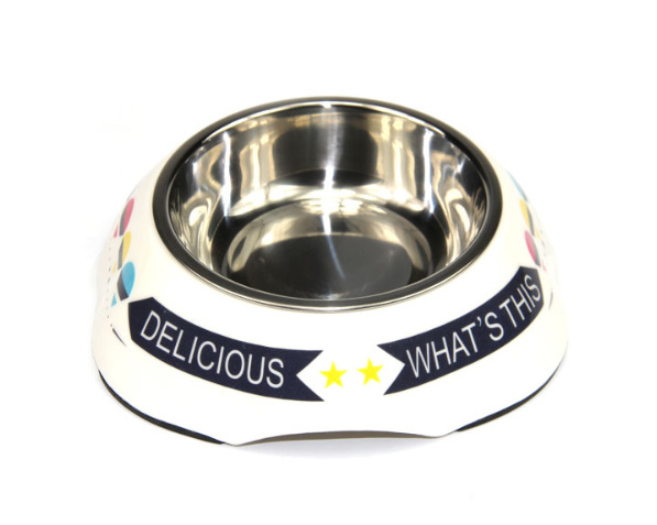 بيع بالجملة كأس الكلب من الميلامين والفولاذ المقاوم للصدأ 1