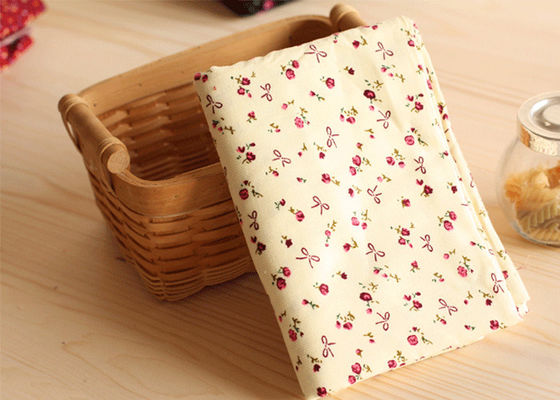 98٪ قطن 2٪ سباندكس الحلوى الزهرية القماش القشري القشري