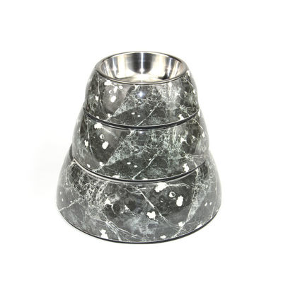 100٪ الميلامين 180ml 310ml 700ml كلب وعاء كلب وعاء من الفولاذ المقاوم للصدأ الكبيرة والكبيرة أكل الحيوانات الأليفة وعاء